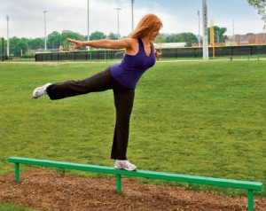 Outdoor Fitness Balance Beam